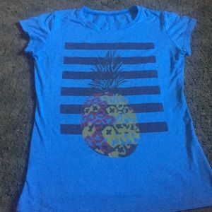 Blue pineapple shirt